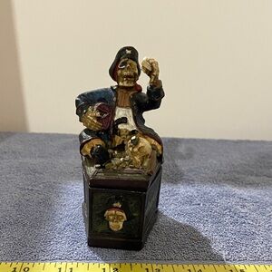 Vintage Pirate Skeleton box
